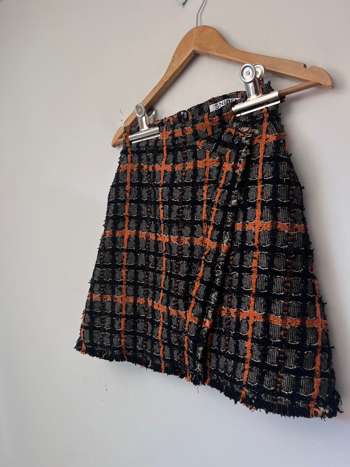SNIDEL Jacquard Check Mini Skirt RRP $180 (6)