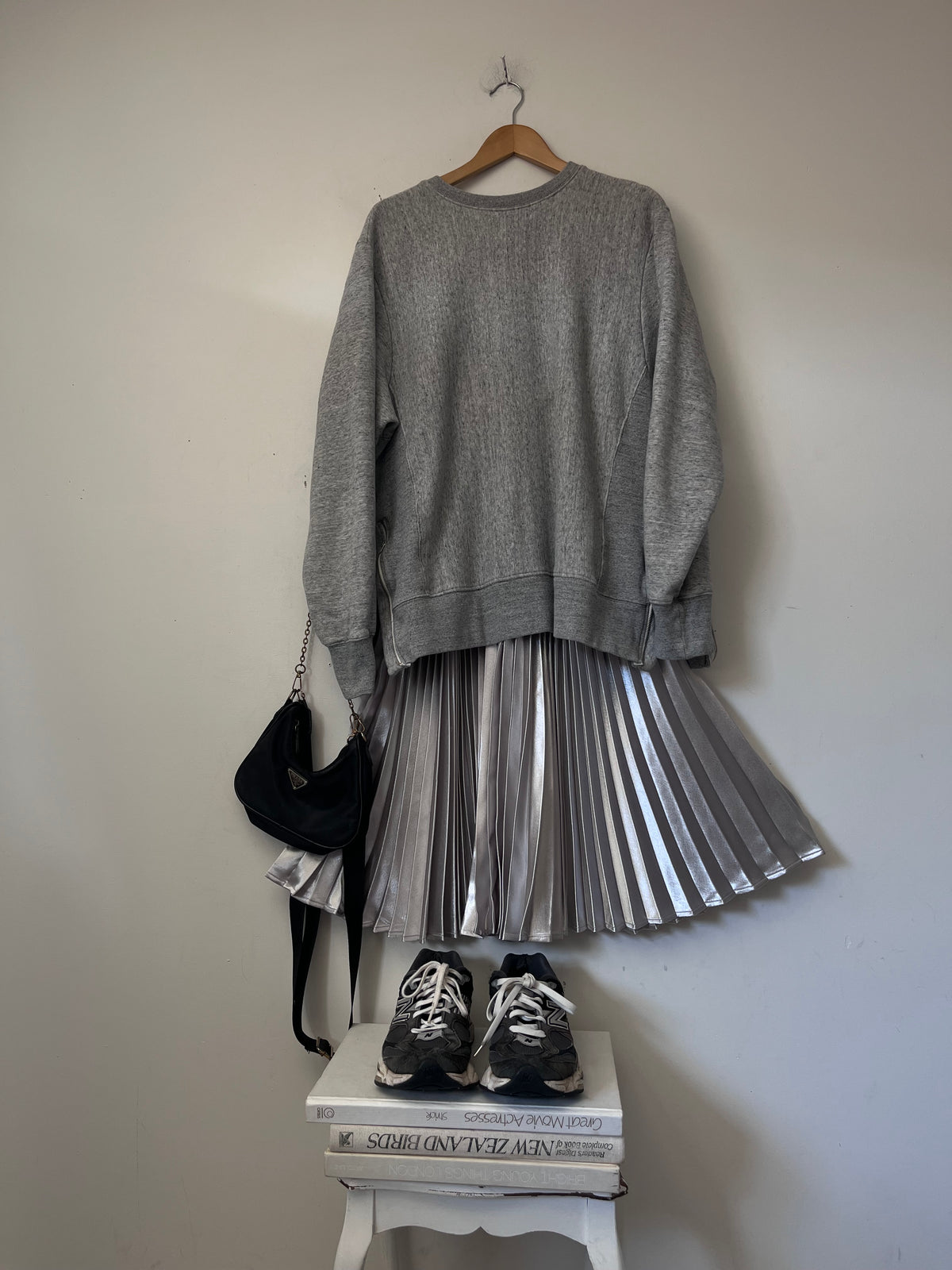 BASSIKE Side Zip Sweatshirt RRP $450 (10-12)