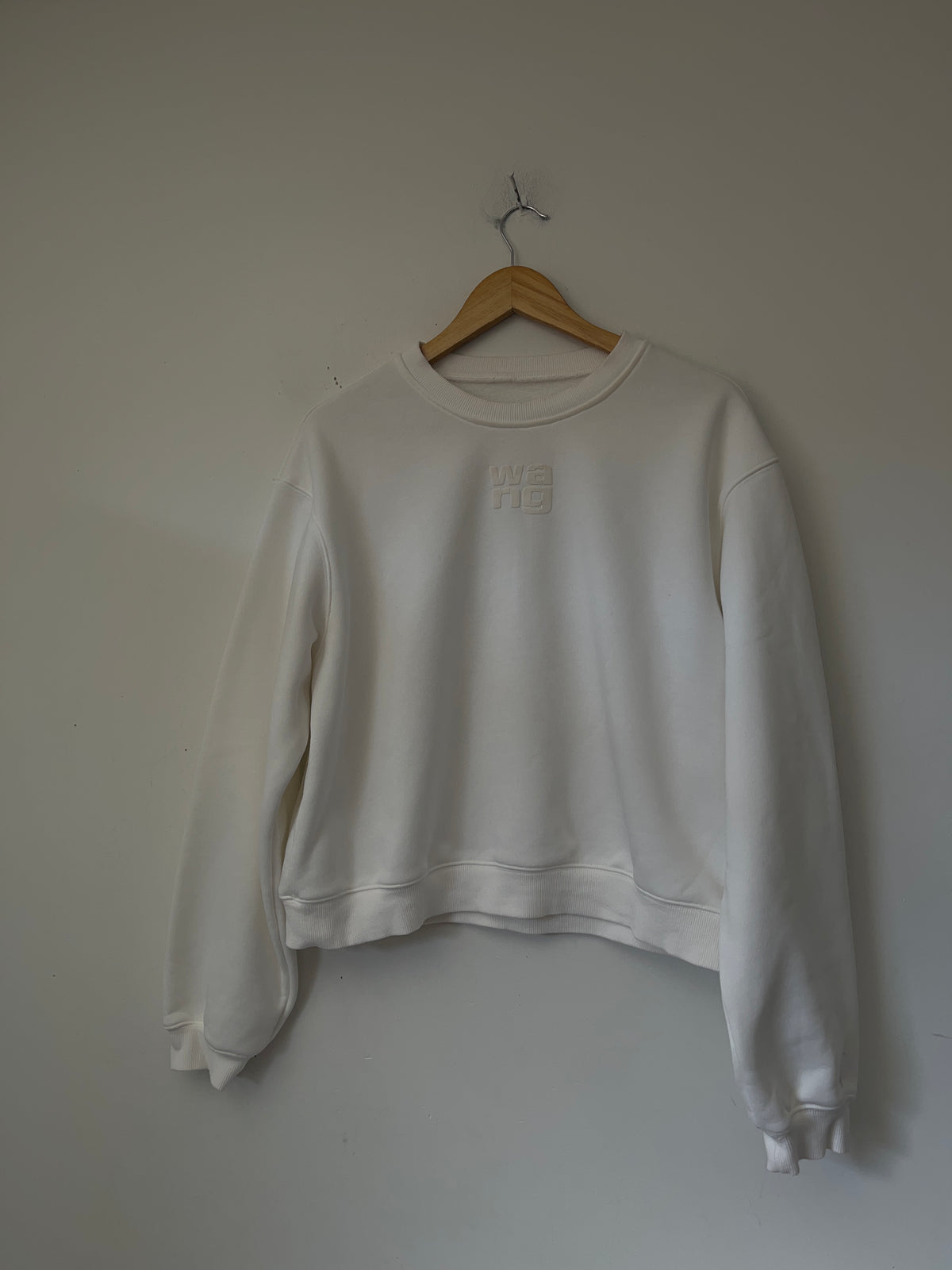 ALEXANDER WANG Embossed Logo Sweatshirt RRP $550 (8)
