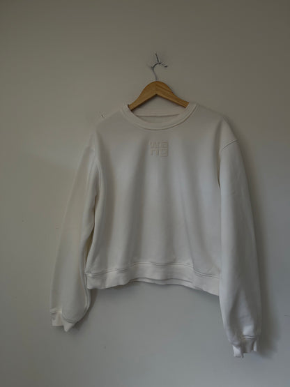 ALEXANDER WANG Embossed Logo Sweatshirt RRP $550 (8)