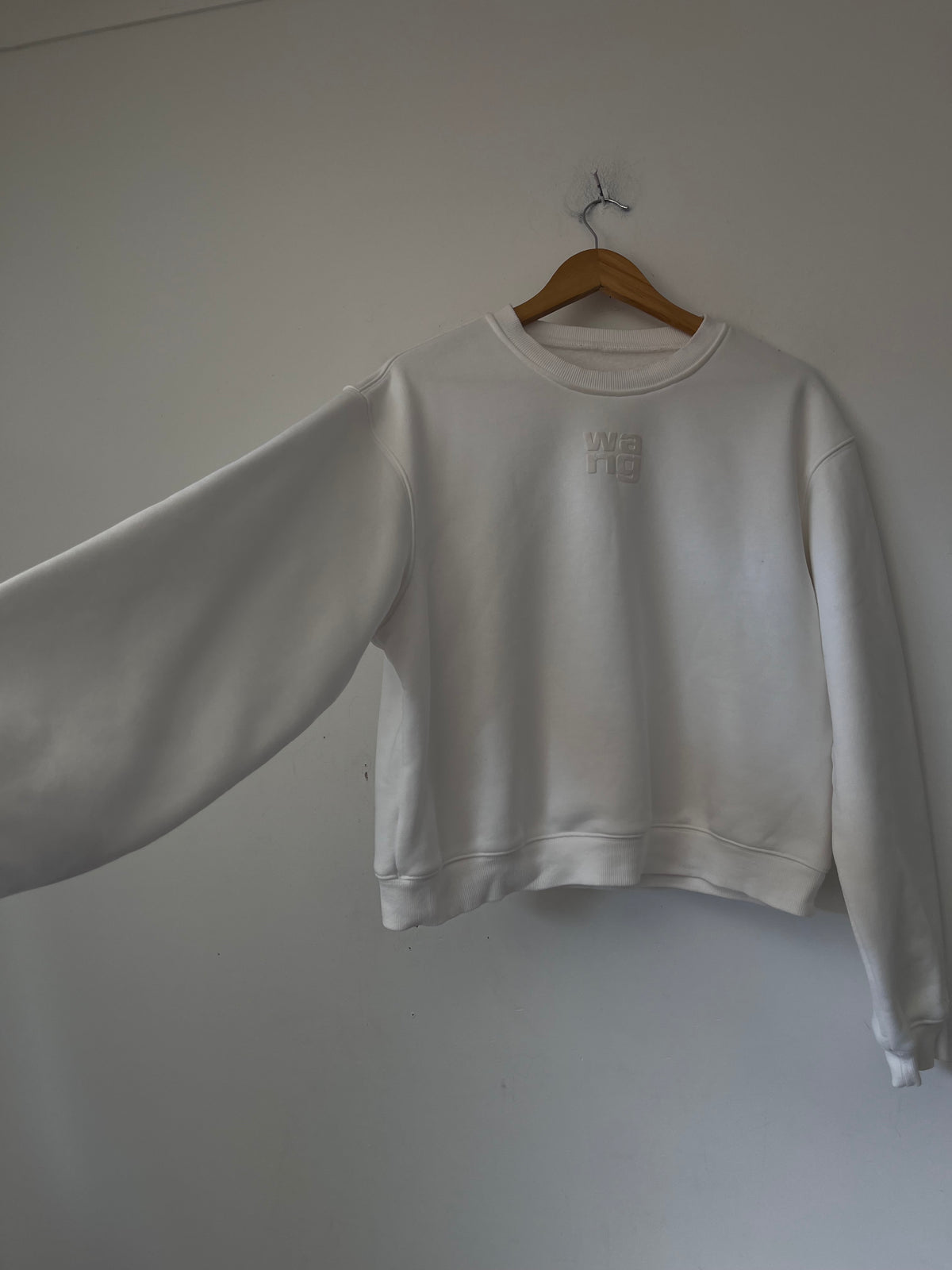 ALEXANDER WANG Embossed Logo Sweatshirt RRP $550 (8)