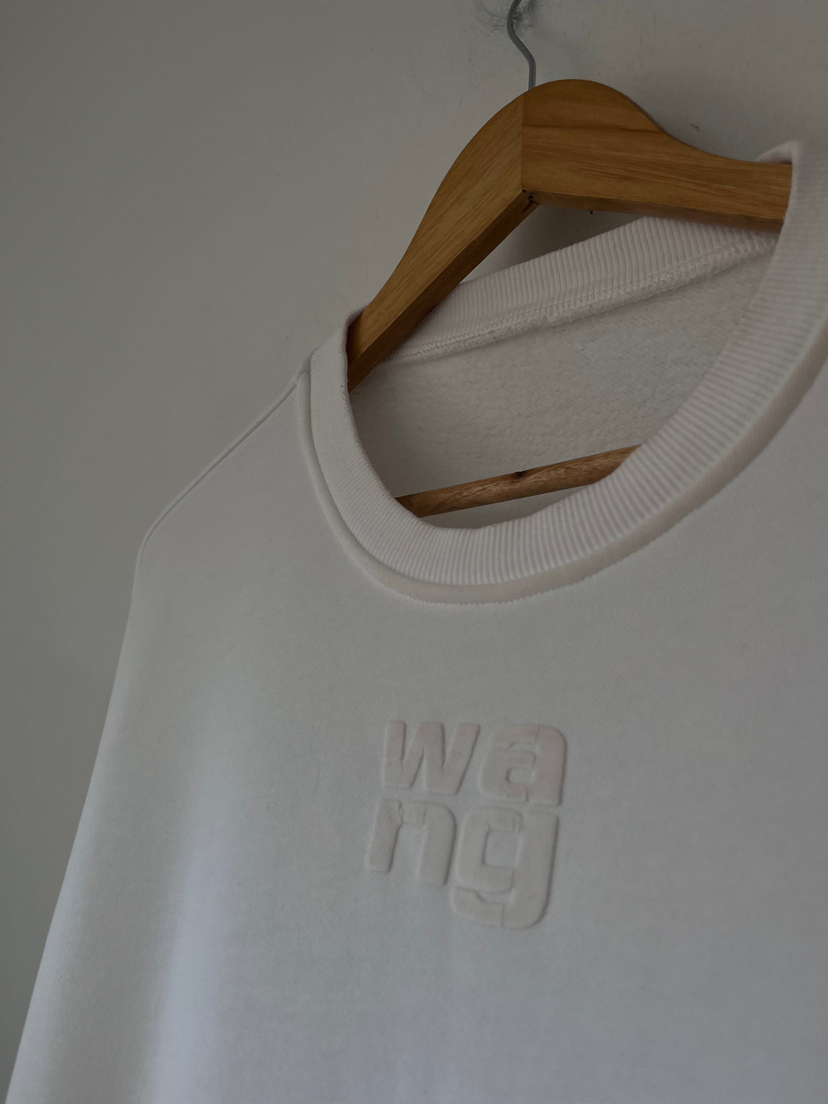 ALEXANDER WANG Embossed Logo Sweatshirt RRP $550 (8)