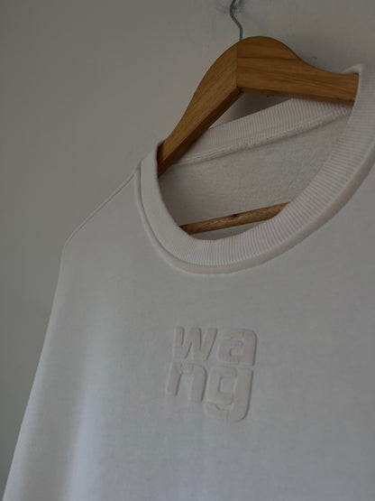 ALEXANDER WANG Embossed Logo Sweatshirt RRP $550 (8)