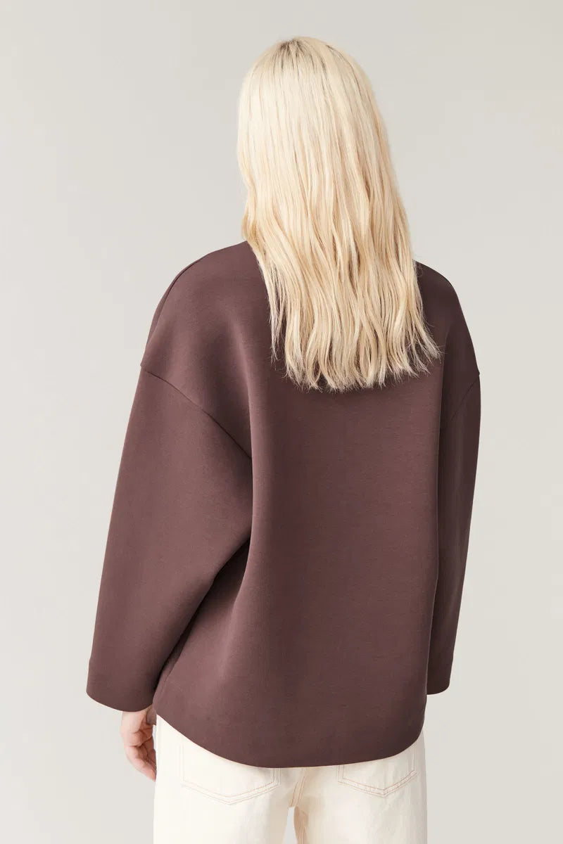 COS Roll Neck Scuba Top RRP $150 (8-10)