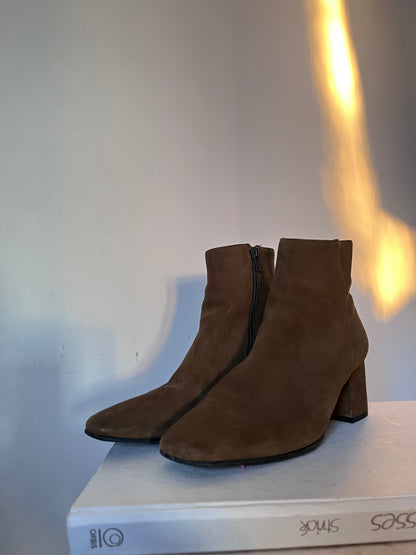HÖGL Suede Ankle Boots RRP $400 (40)