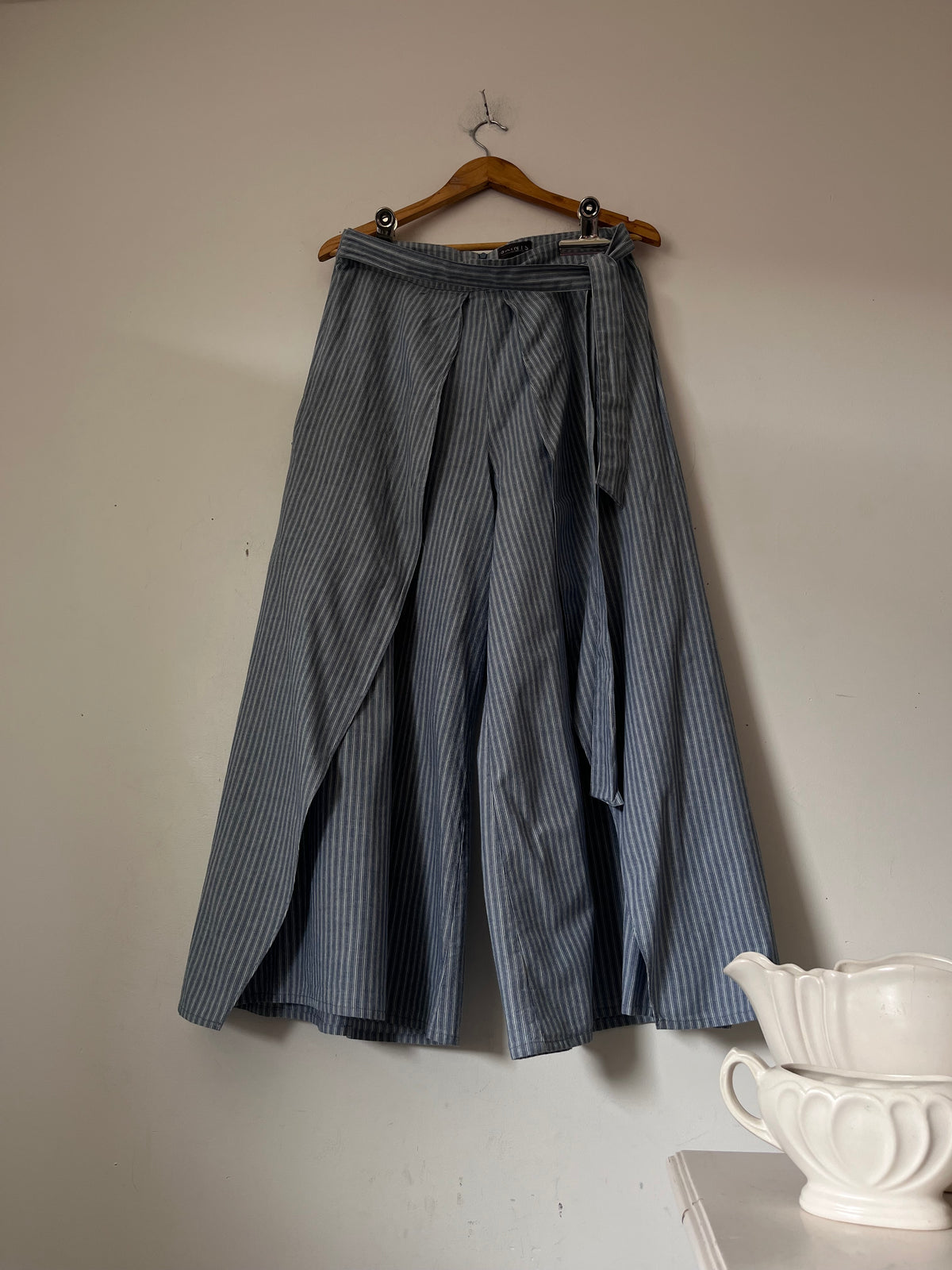 SAINTS THE LABEL Striped Wide Leg Pants RRP $200 (12)