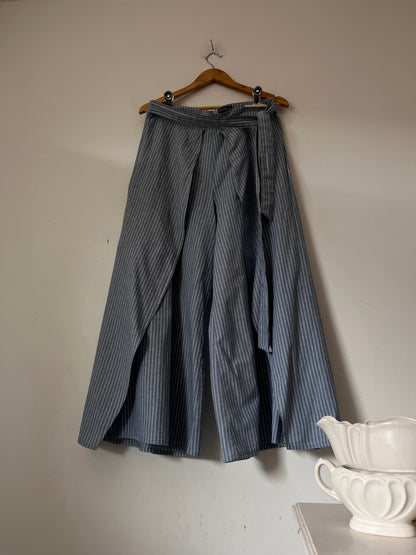 SAINTS THE LABEL Striped Wide Leg Pants RRP $200 (12)