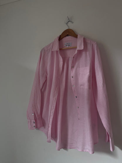 JUST JEANS Premium Linen Shirt RRP$90  (10-12)