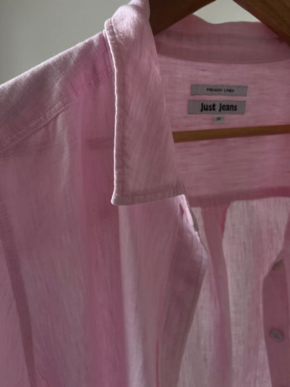 JUST JEANS Premium Linen Shirt RRP$90  (10-12)
