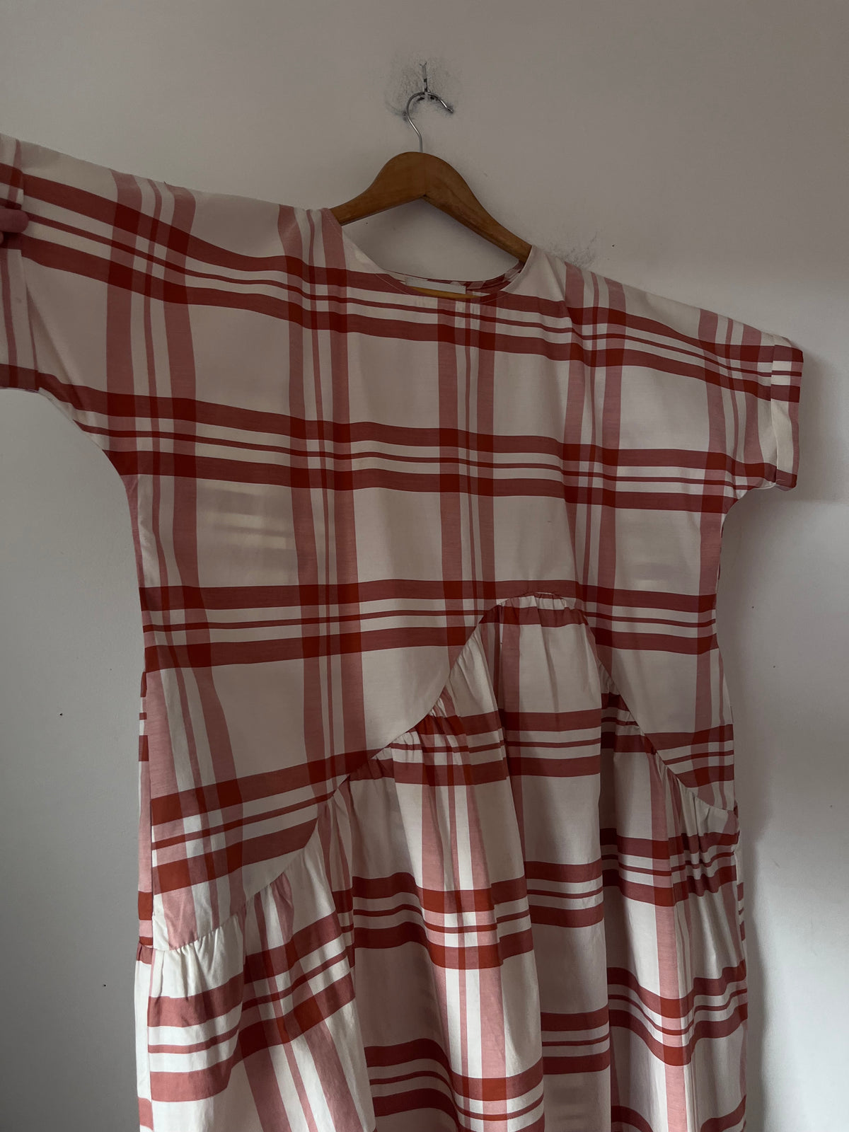 RICOCHET Oversized Check Dress RRP$329 (10-14)
