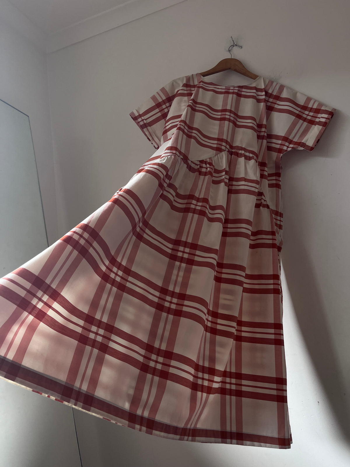RICOCHET Oversized Check Dress RRP$329 (10-14)