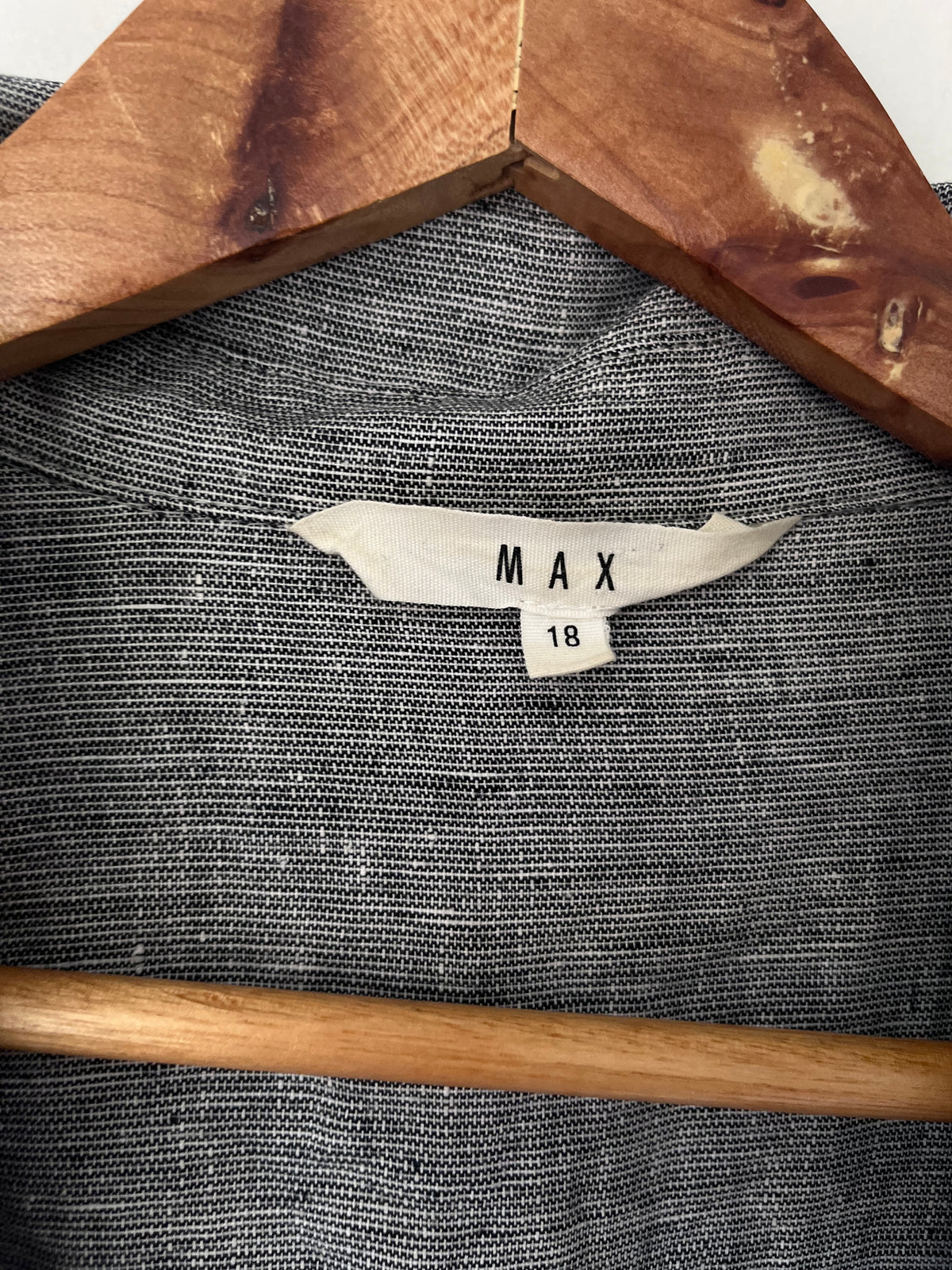 MAX Long Linen Shirt (14-18)