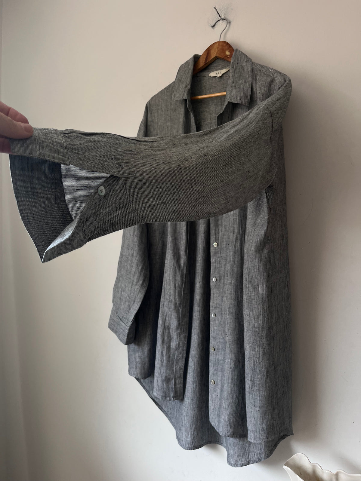 MAX Long Linen Shirt (14-18)