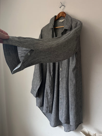 MAX Long Linen Shirt (14-18)