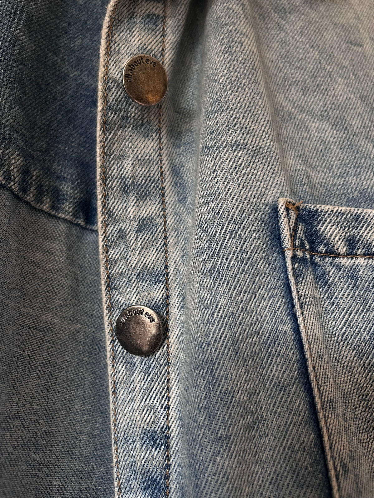 ALL ABOUT EVE Oversized Denim Shirt RRP$130 (12)