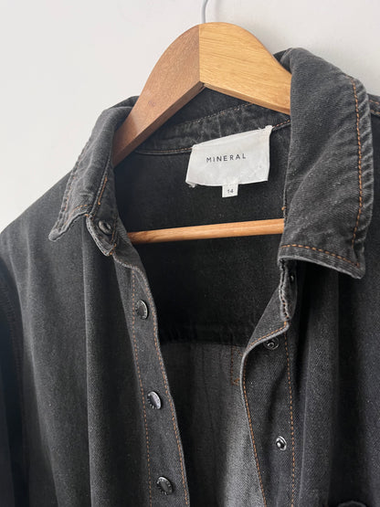 MINERAL Oversized Denim Shacket RRP $120 (12-14)