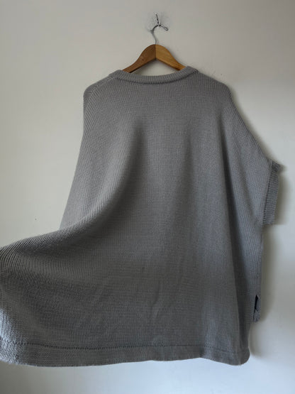 ELK Wool Alpaca Zip Poncho RRP $300+ (12-18)