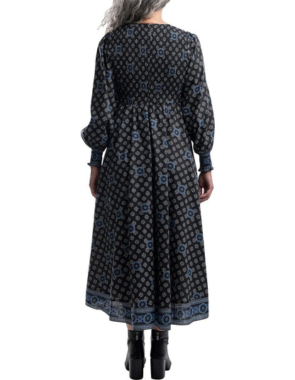 DAVID JONES Shirred Dress RRP $210 (14-16)