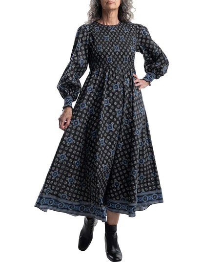 DAVID JONES Shirred Dress RRP $210 (14-16)