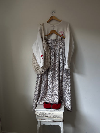 BEC + BRIDGE Leopard Print Linen Full Skirt RRP $300+ (8)