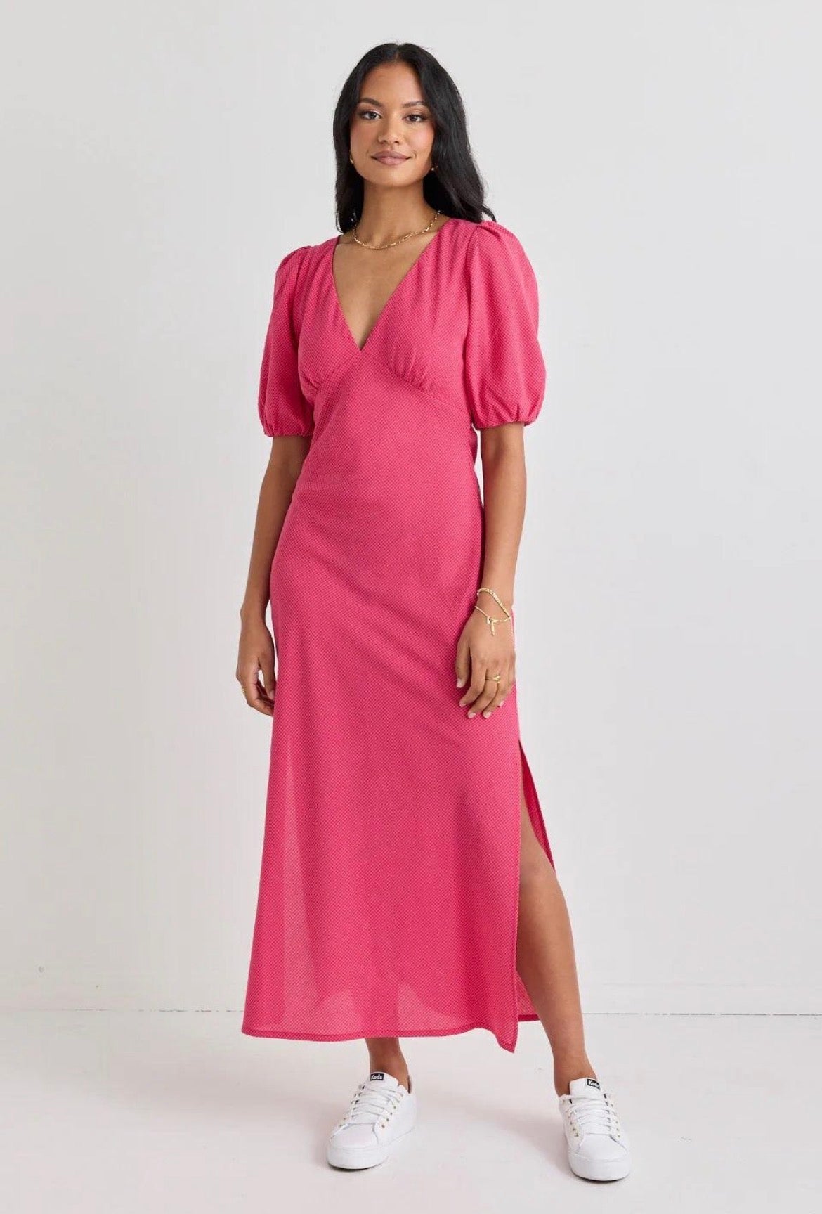 AMONG THE BRAVE Amora Gingham Dress RRP $190 (10)