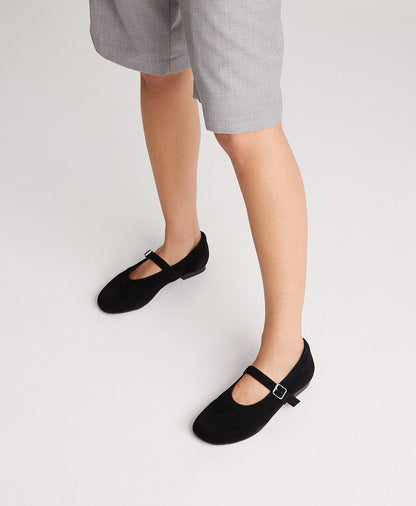 ISABELLA ANSELMI Suede Mary Jane Shoes RRP $240 (38)