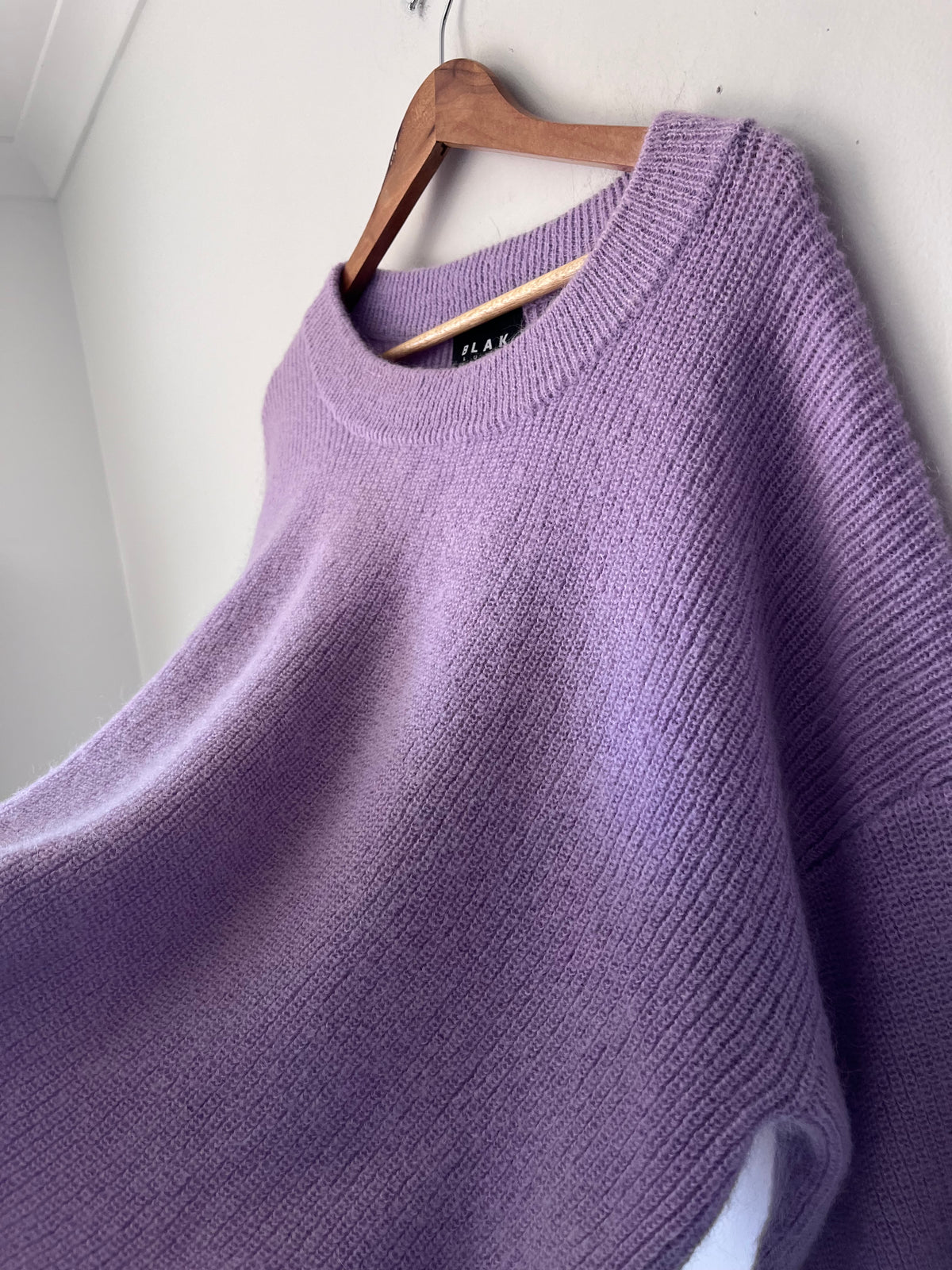 BLAK LUXE Mohair Oversized Jumper RRP$279 (Size 12-14)