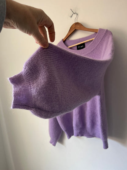 BLAK LUXE Mohair Oversized Jumper RRP$279 (Size 12-14)