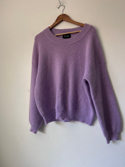 BLAK LUXE Mohair Oversized Jumper RRP$279 (Size 12-14)