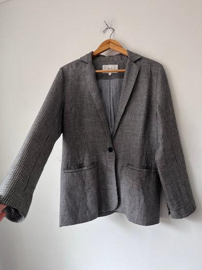MAX Jen Check Blazer RRP $250 (8)