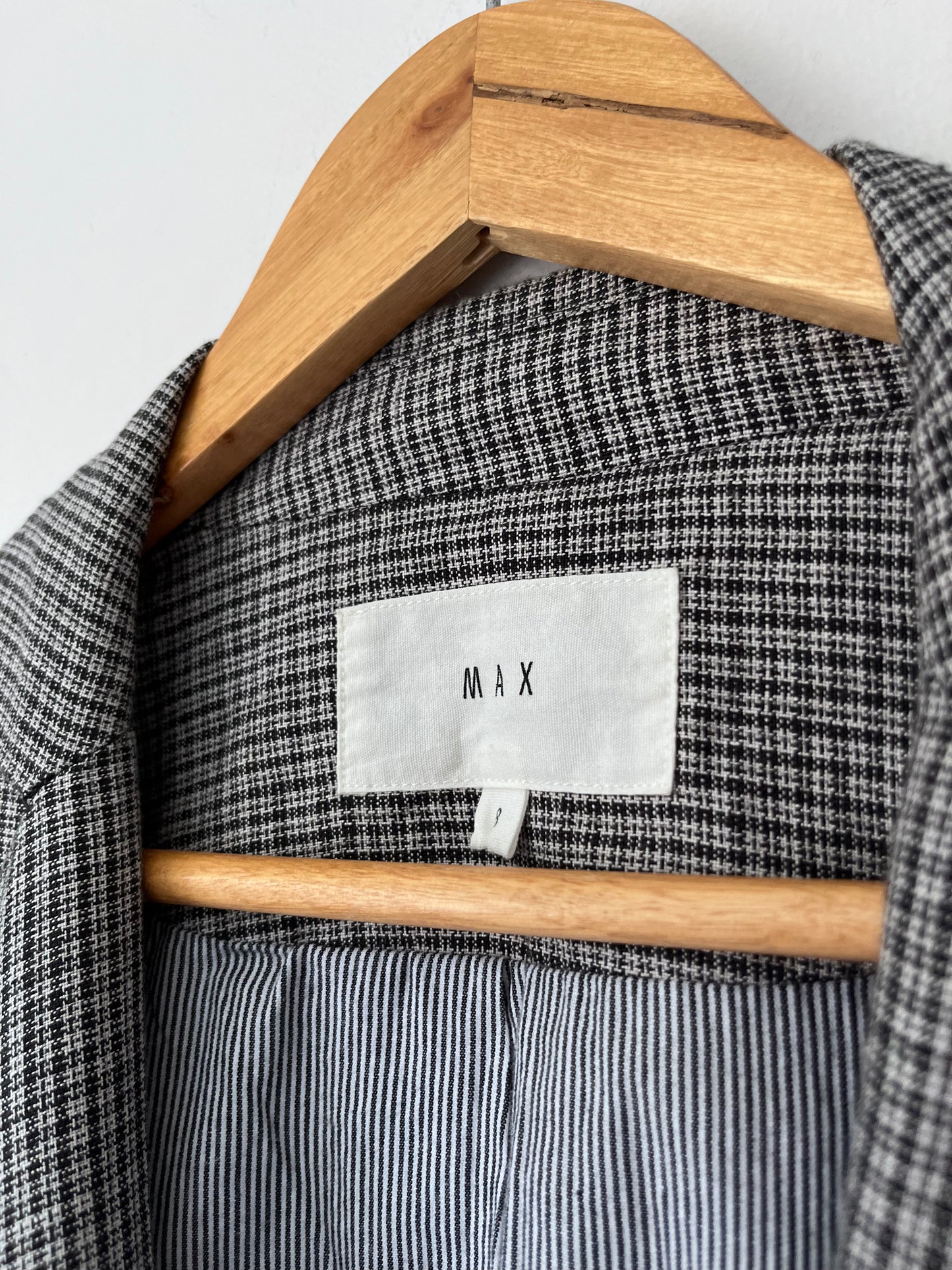MAX Jen Check Blazer RRP $250 (8)