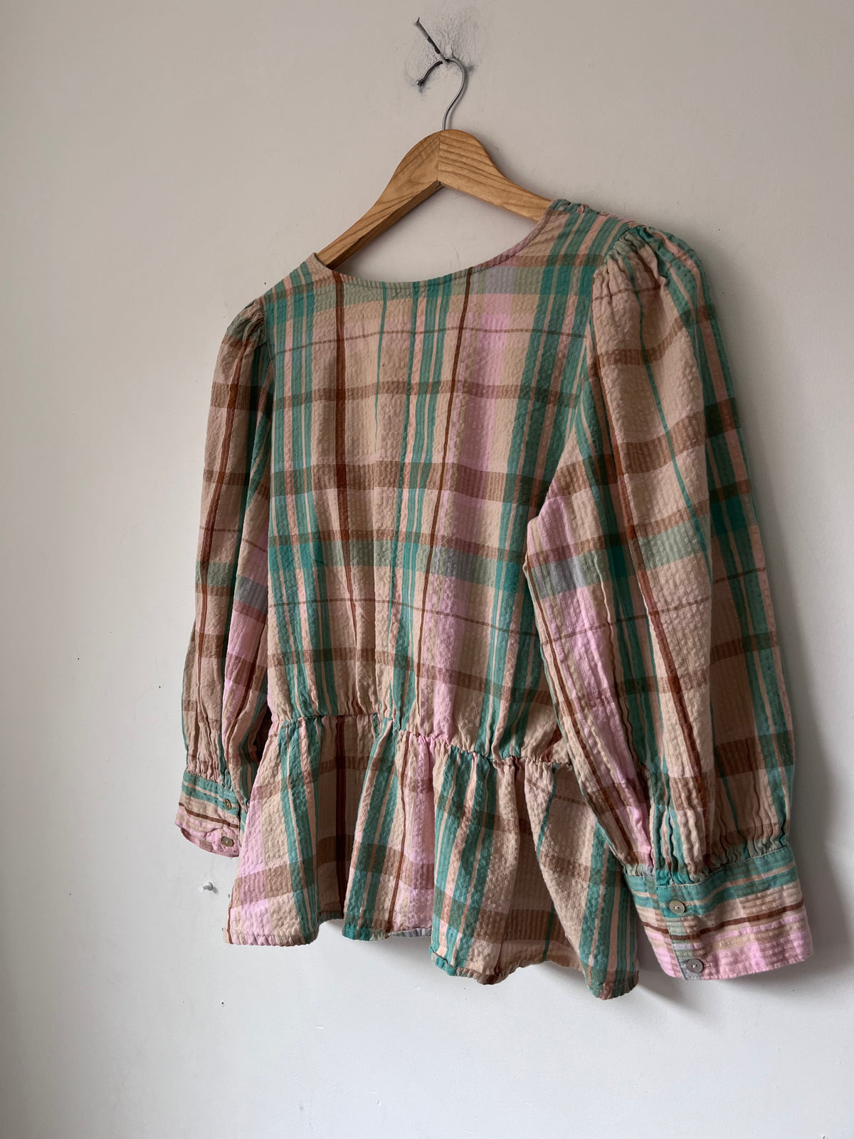 ONLY Check Wrap Top (14)