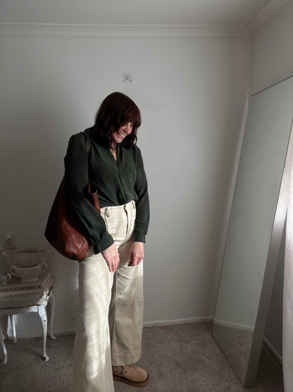 & OTHER STORIES Silk Shirt RRP$240 (8-12)