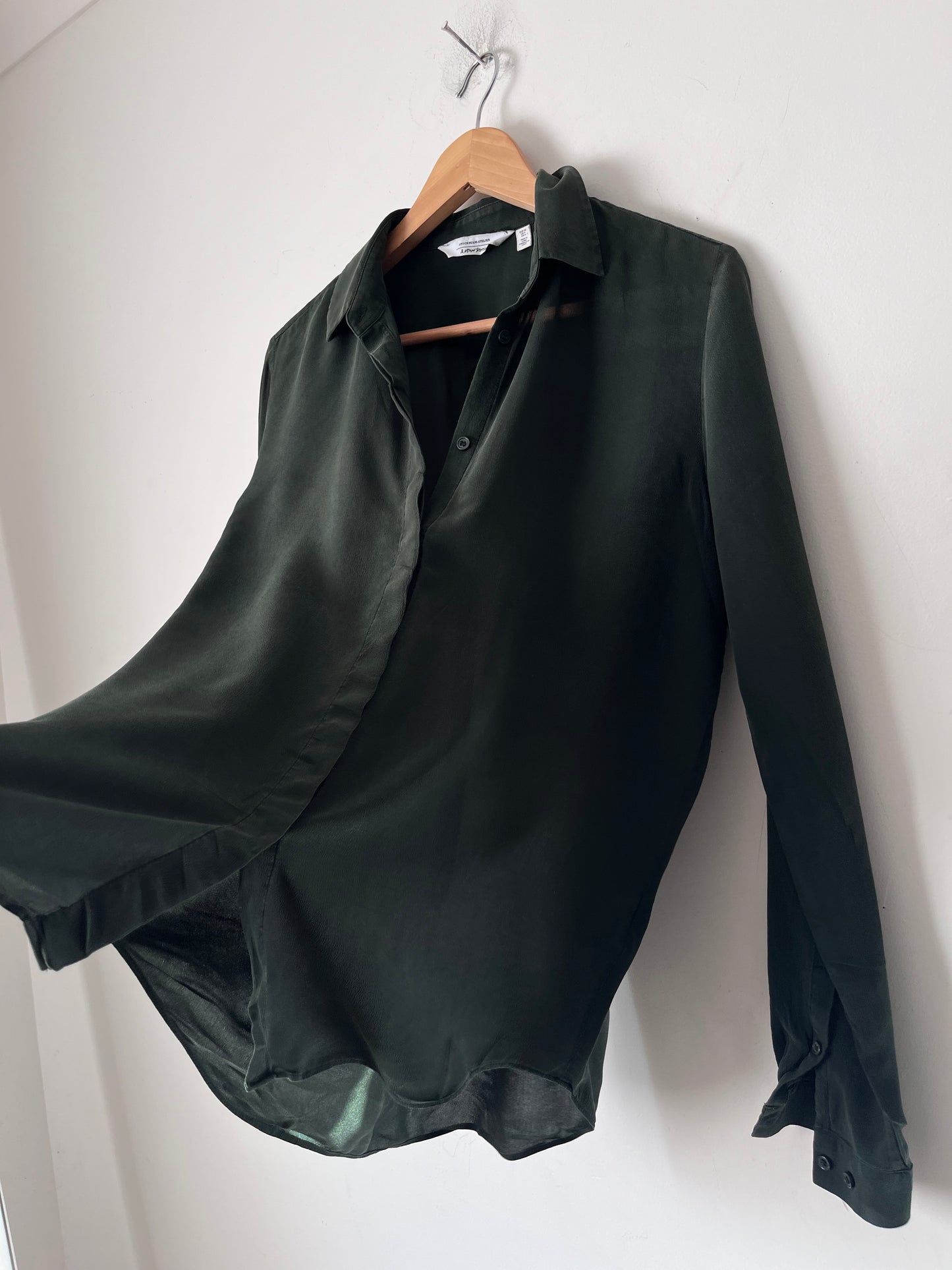 & OTHER STORIES Silk Shirt RRP$240 (8-12)