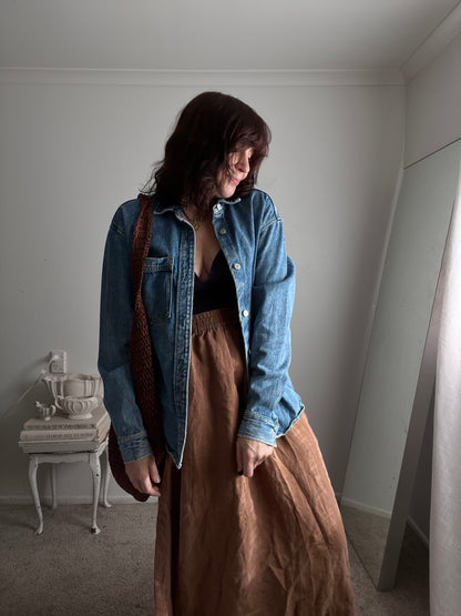 H&M Denim Shacket (10-12)
