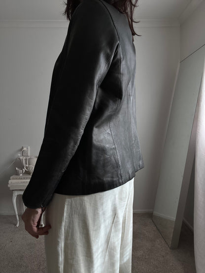 MARILYN SEBB Leather Jacket (12)