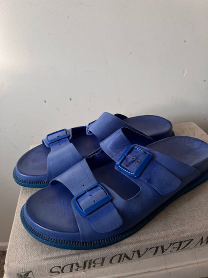 ALFIE & EVIE Leather Birk-like Sandals RRP$230 (41)