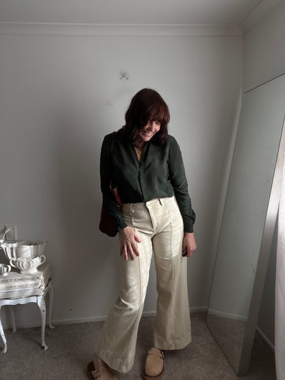 & OTHER STORIES Silk Shirt RRP$240 (8-12)