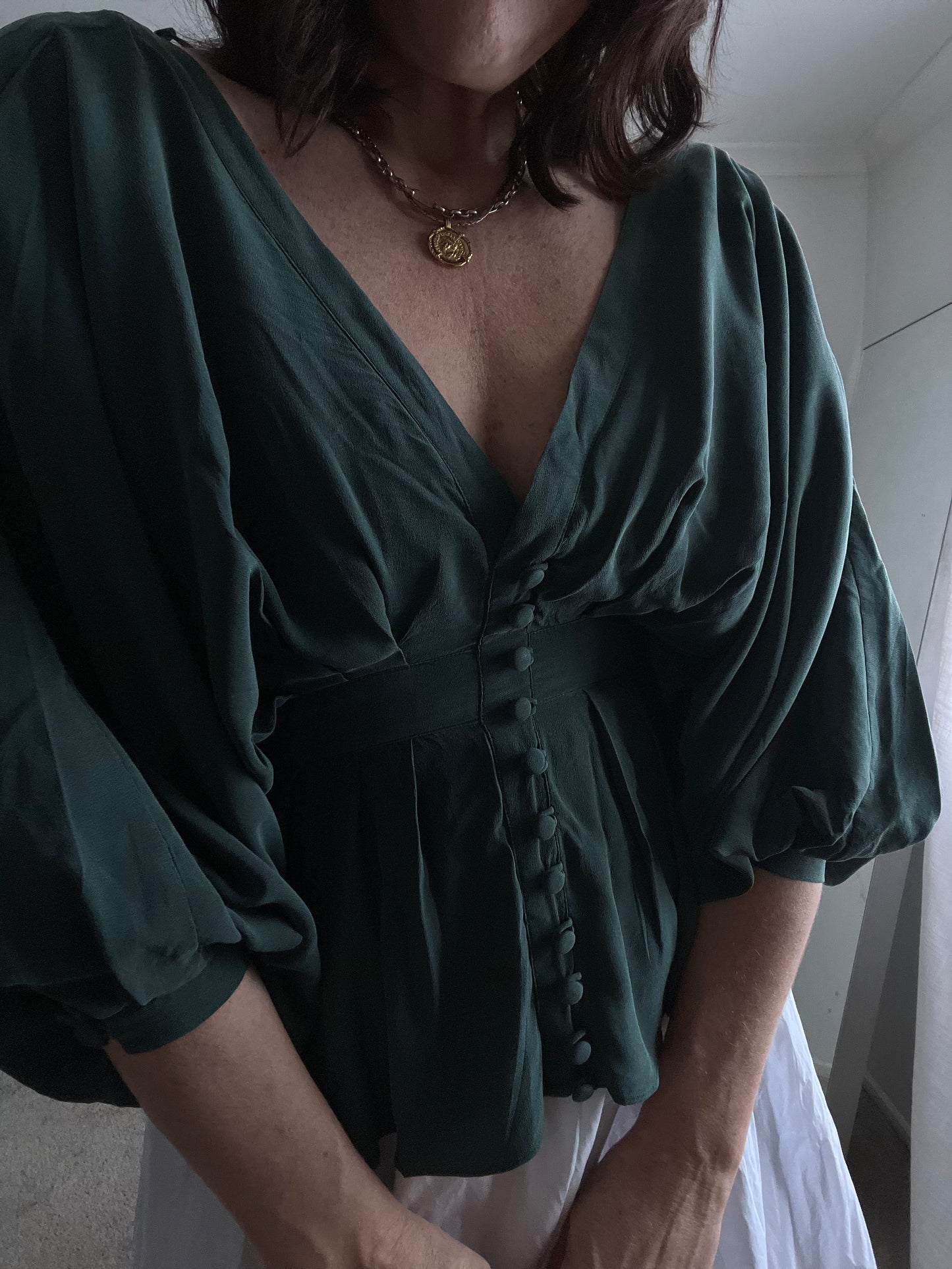 JOSLIN Silk Blouse RRP$380 (6-8)