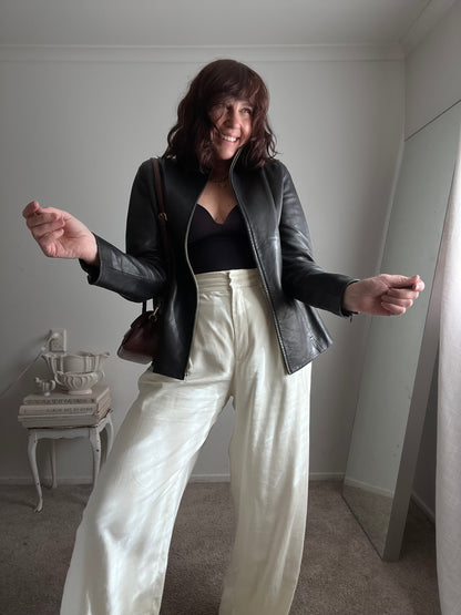 MARILYN SEBB Leather Jacket (12)