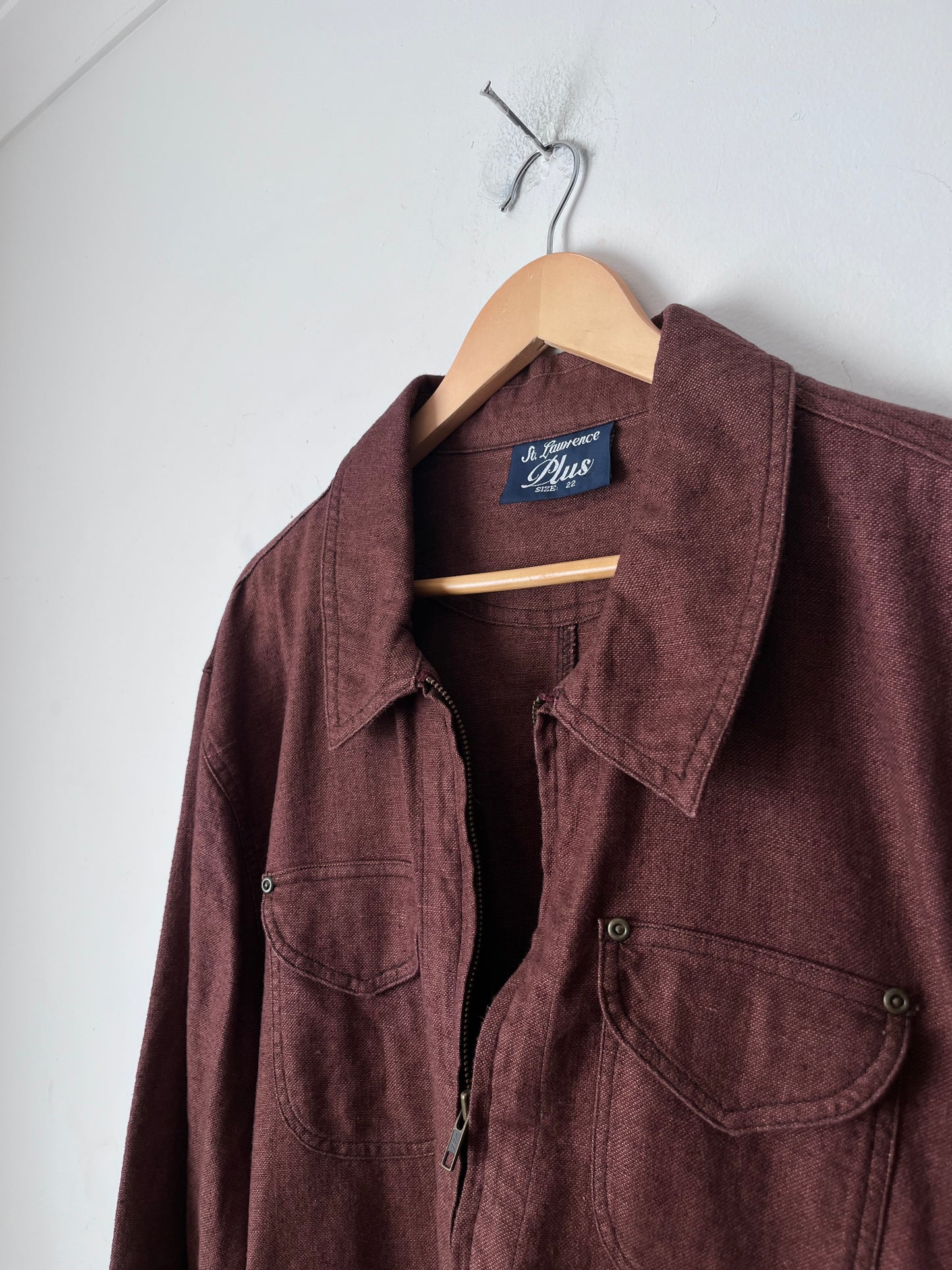 Vintage ST LAURENCE Shacket (14-20)