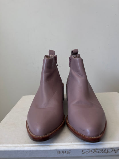MI PIACI Leather Ankle Boots RRP $380 (35)