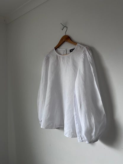 EB & IVE Linen Blouse RRP$140 (12-14)