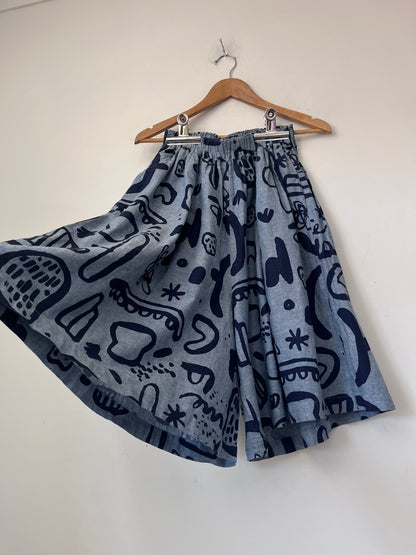 GORMAN x KINDah KHALIDY Print Shorts RRP $180 (6-8)