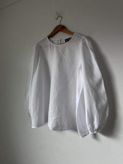 EB & IVE Linen Blouse RRP$140 (12-14)