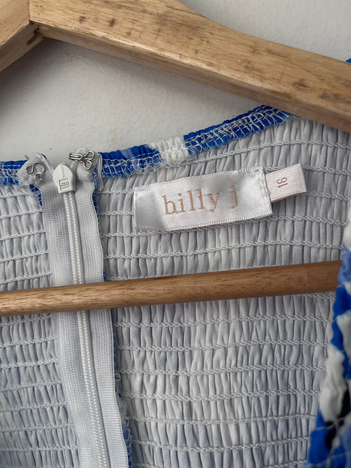 BILLY J Shirred Floral Dress RRP $130 (14-16)