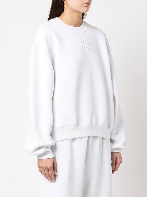 ALEXANDER WANG Embossed Logo Sweatshirt RRP $550 (8)