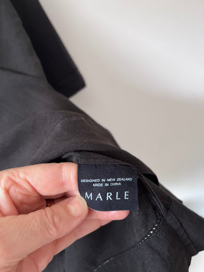 MARLE Linen Tie Neck Dress RRP $280 (6-8)