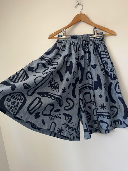 GORMAN x KINDah KHALIDY Print Shorts RRP $180 (6-8)